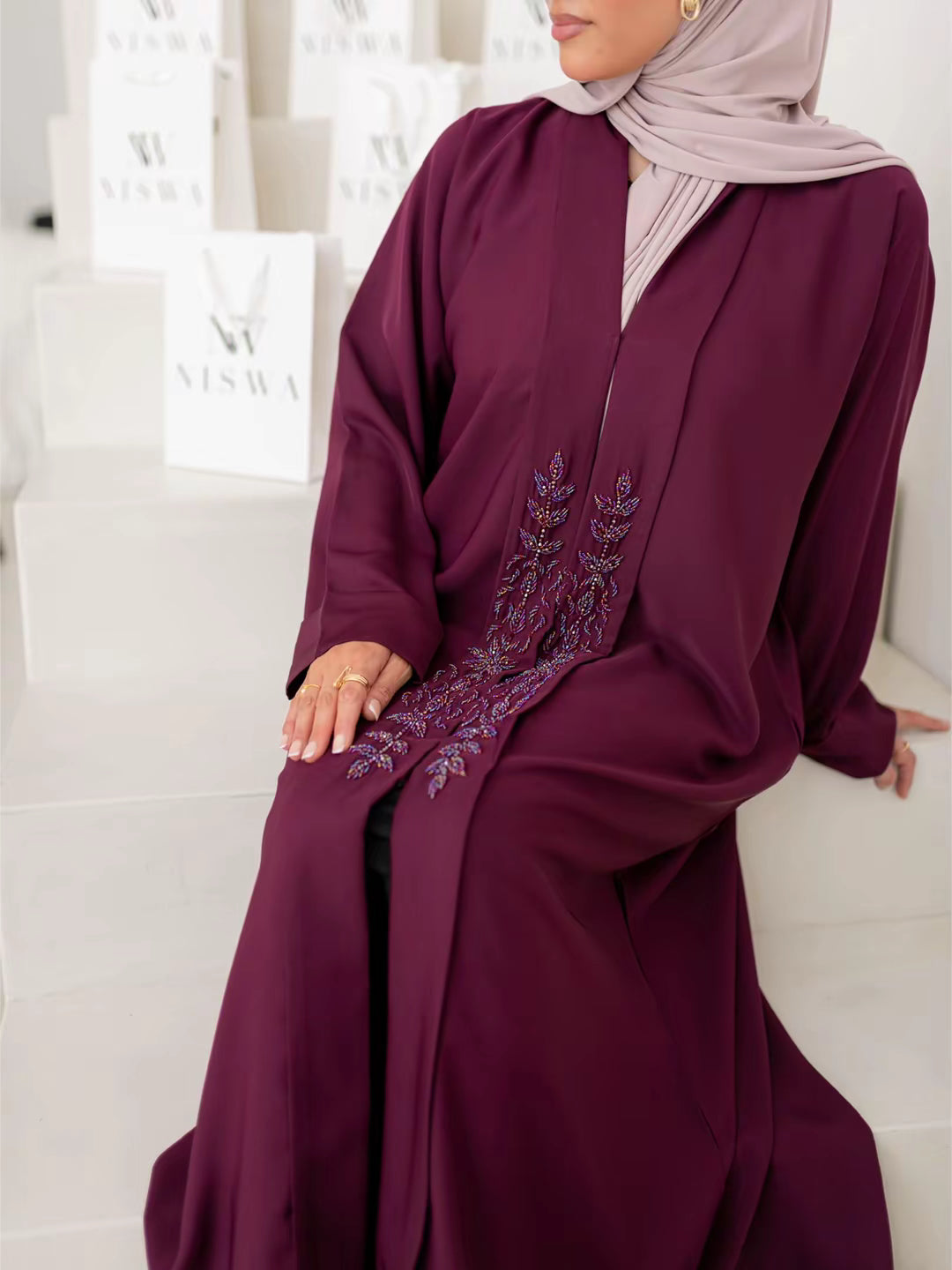 Abaya Amaya - Mulberry