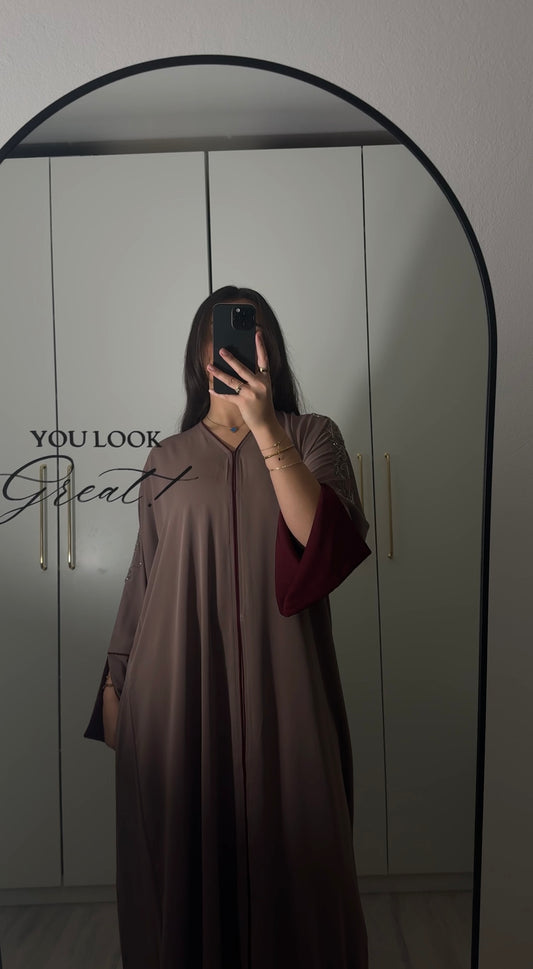 Abaya JAWHARA - Mocha