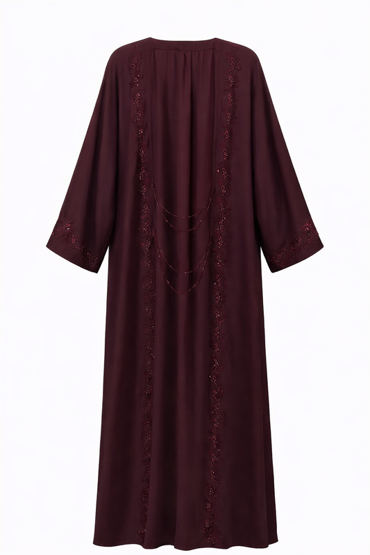 Abaya YARA – Burgundy