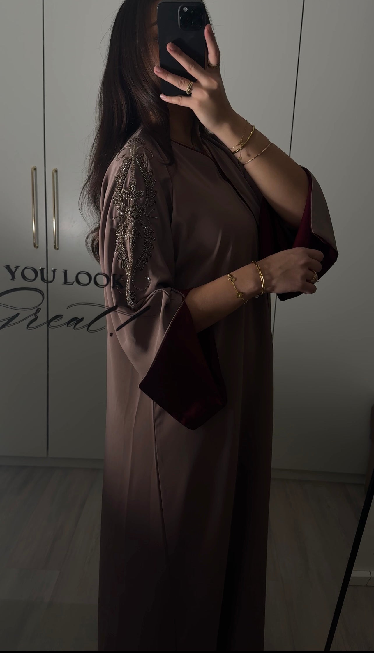 Abaya JAWHARA - Mocha