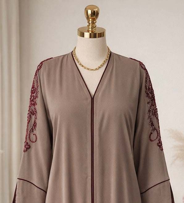 Abaya JAWHARA - Mocha